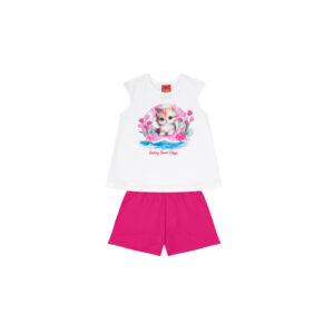 Conjunto infantil menina gatinho kyly