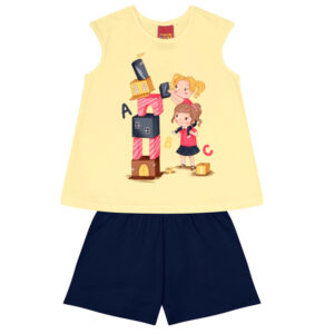 Conjunto infantil menina a b c