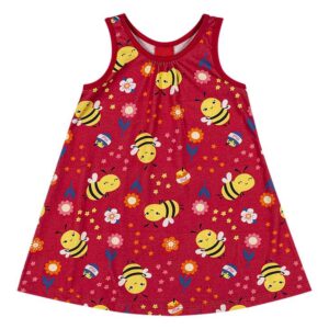 Vestido infantil menina abelhinha kyly