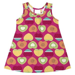 Vestido infantil menina frutinhas kyly