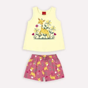 Conjunto Infantil Menina Girafa Kyly