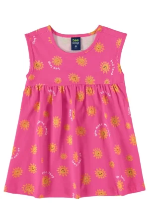 Vestido Infantil Menina Bee Loop