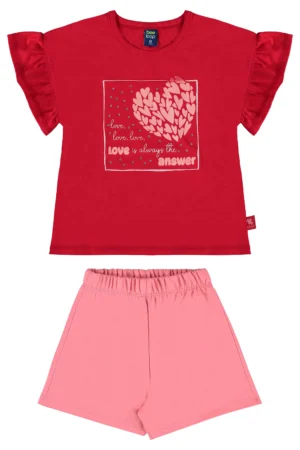 Conjunto Infantil Menina Bee Loop