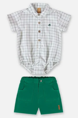 Conjunto Infantil Menino Body Camisa Up Baby