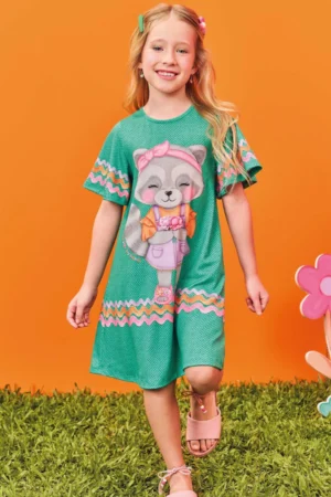 Vestido Infantil Menina Kukiê