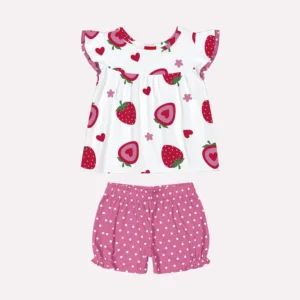 Conjunto infantil menina moranguinho