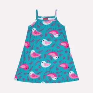Vestido Infantil Menina Passaros Kyly