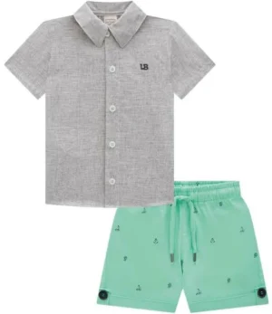 Conjunto Infantil Menino Bebe Luc boo
